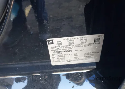 2016 Chevrolet Tahoe Lt from USA, damaged, VIN 1GNSCBKCXGR474618